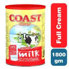 Coast Full Cream Milk Powder 1800g