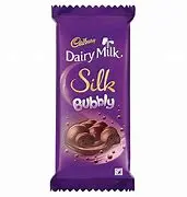 Cadbury Dairy Milk Silk Bubbly 120g