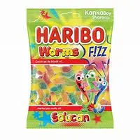 Haribo Fizz Worms 70g