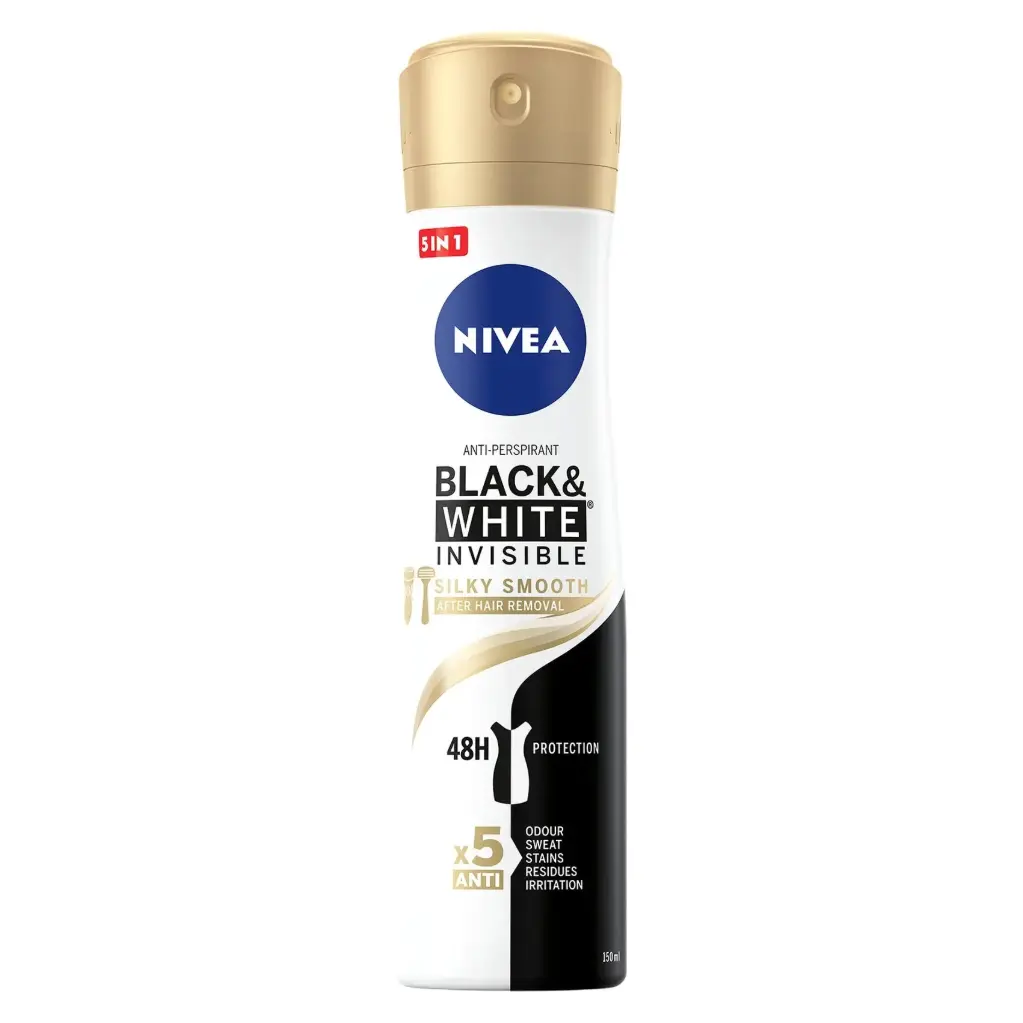 Nivea Deo Spray Black & White Invisible Silky Smooth (after hair removal) 150ml
