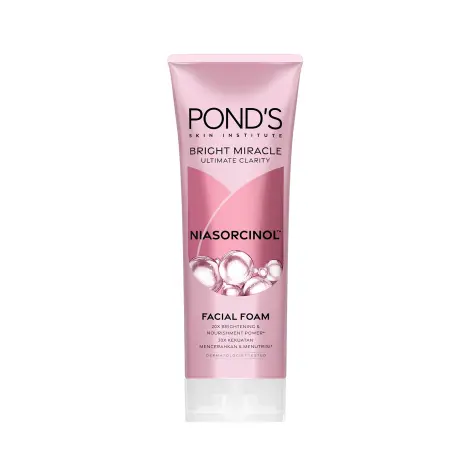 Ponds Bright Miracle Facial Foam Clarity Niasorcinol 100g