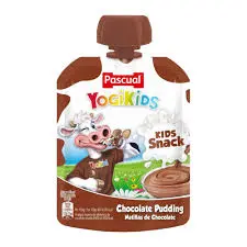 Pascual Yogikids Chocolate Pudding Pouch 80gm