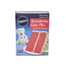 Pillsbury Cake Mix Strawberry (Box Pack) 350g