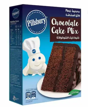 Pillsbury Chocolate Cake Mix (Box Pack) 432g