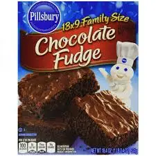 Pillsbury Mix Chocolate Fudge Brownie (Box Pack) 430g