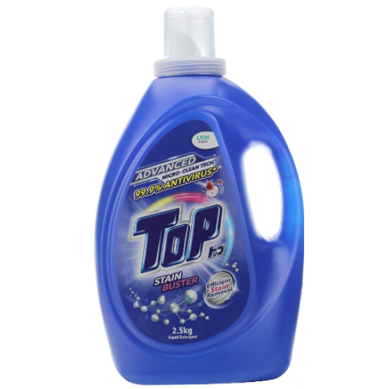 Top Stain Buster Liquid Detergent (blue) 2.5kg