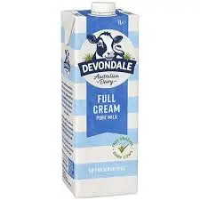 Devondale Full Cream Pure Milk 1L