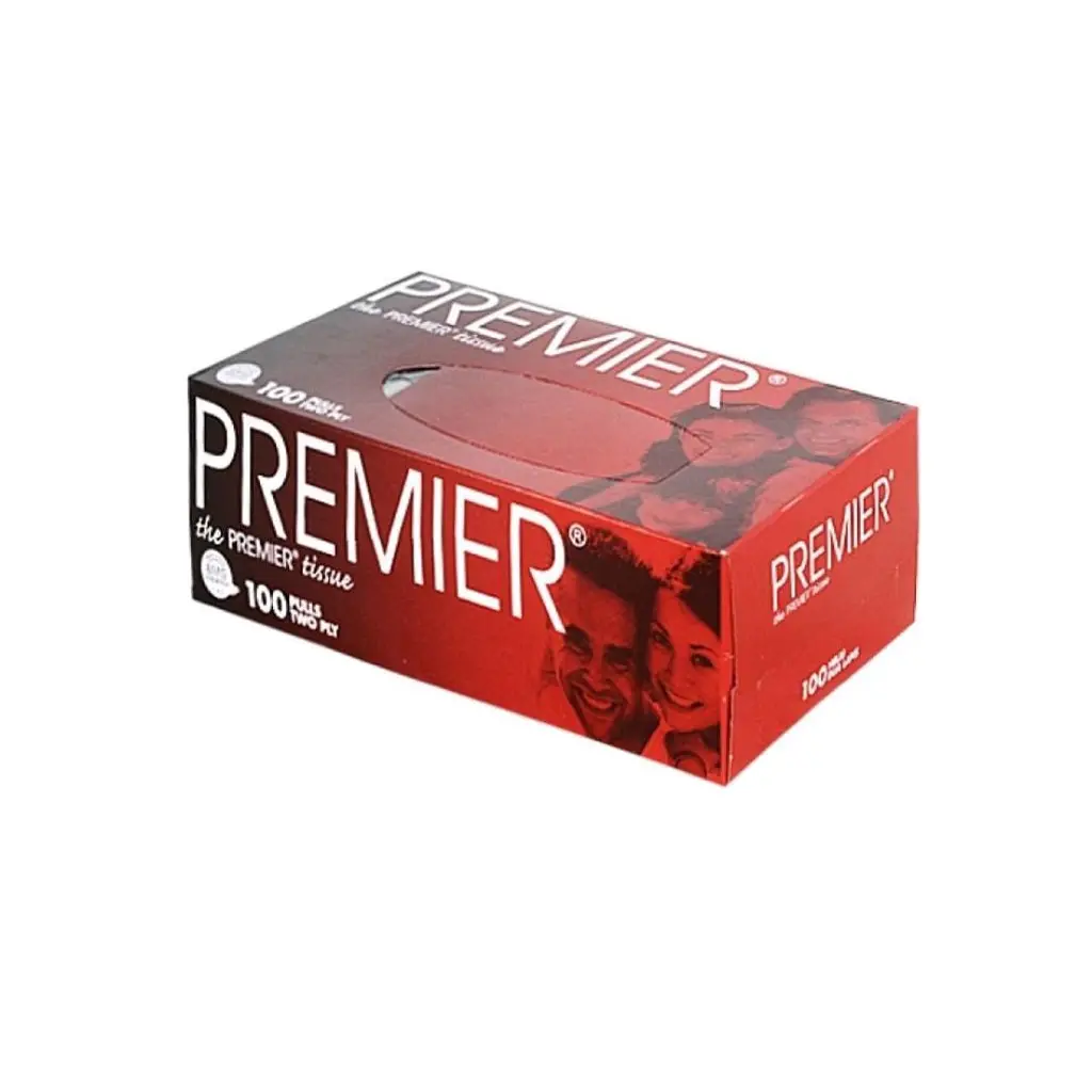Premier Tissue Box 100 Pulls 2Ply