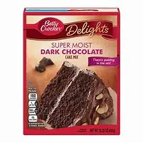 Betty Crocker Delights Super Moist Dark Chocolate 375g