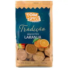 Tom Cake Biscuits Laranja Orange 200g