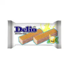 Delio Cream Wafer Milk 16g