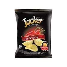 Jacker Potato Chips Hot & Spicy 60g