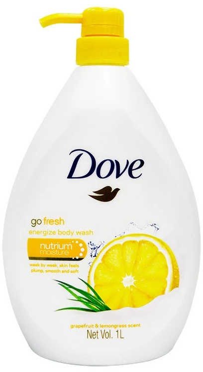Dove Go Fresh Energize Body Wash Nutrium Moisture 1L