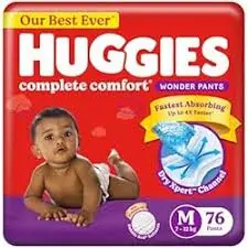 Huggies Wonder Pants Jumbo Small 76/86's