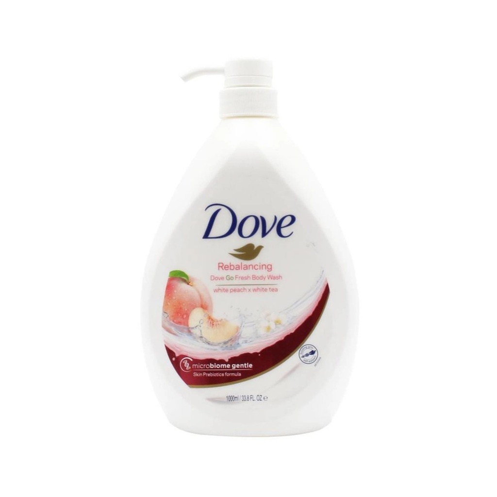 Dove Bodywash Rebalancing White Peach & White Tea 1000g
