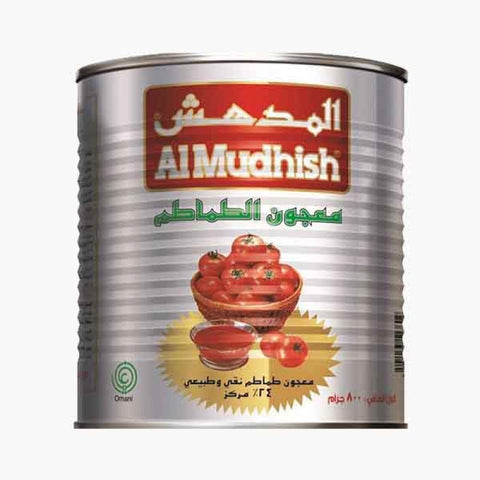 Al Mudhish Tomato Paste Tin 800 gm