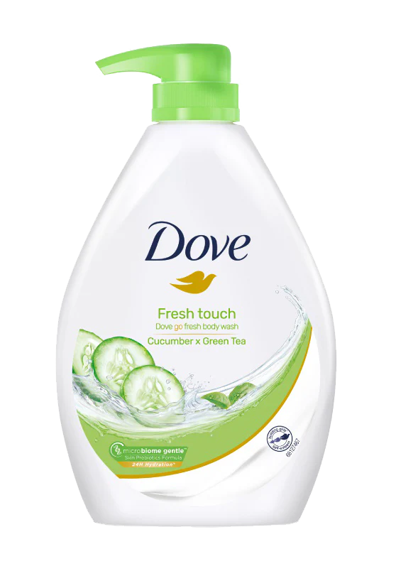 Dove Body Wash Fresh Touch - Cucumber & Green Tea 1ltr