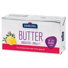 Emborg  Butter Unsalted 200grm 