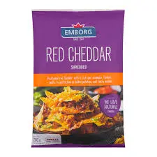 Emborg Red Cheddar Shredded 200g