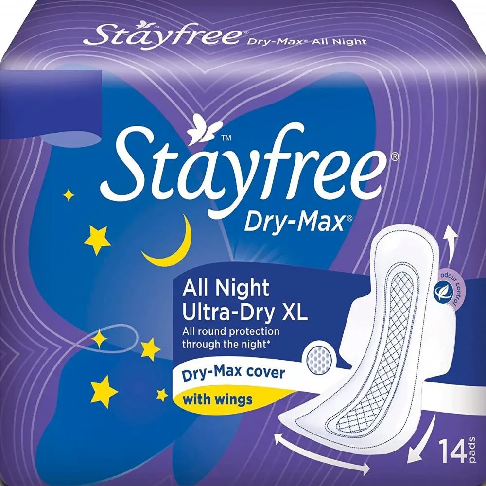 Stayfree Drymax All Nights Ultra Dry XXL 14 Pads
