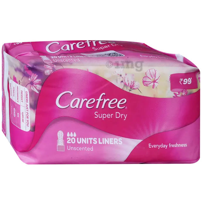 Carefree Pantyliners Super Dry 20 Pcs