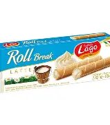 Lago Wafer Roll Break Milk 80grm