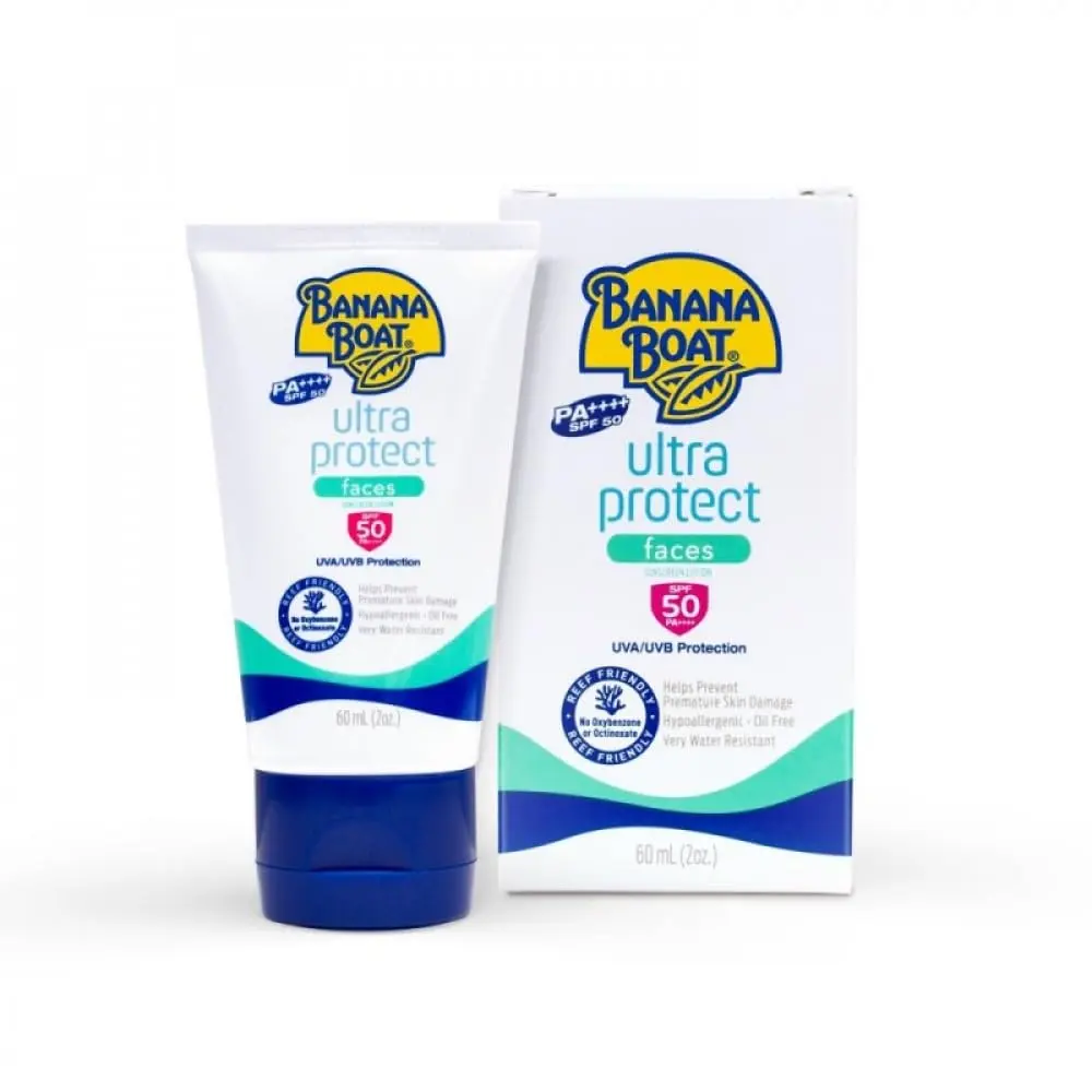 Banana Boat Sunscreen Lotion Ultra Protect Faces SPF50  60ML
