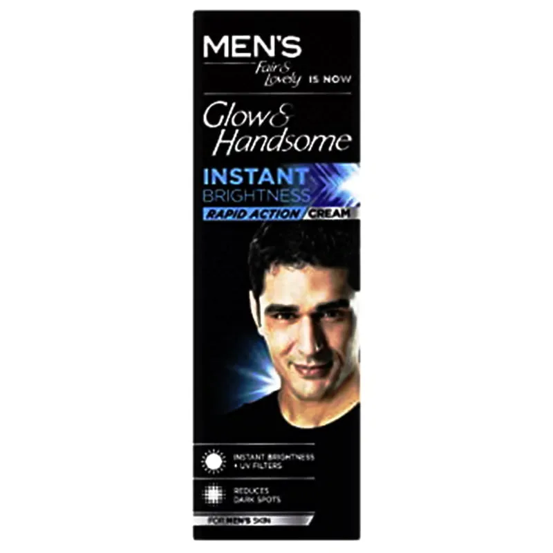 Glow & Handsome Face Cream - Instant Brightness Rapid Action (Men)  50G