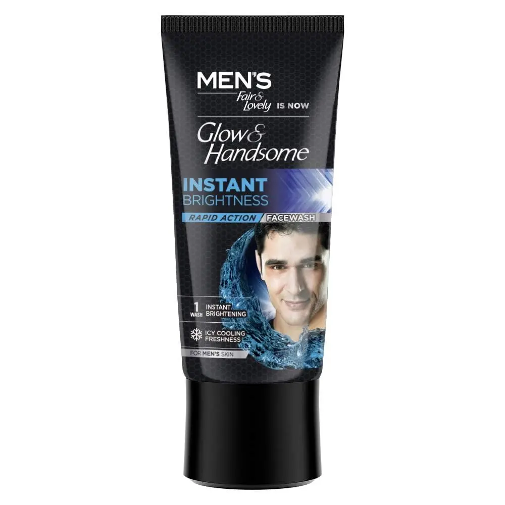 Glow & Handsome Face Wash - Instant Brightening Rapid Action (Men)  50G