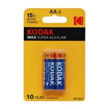 Kodak Zinc Super Heavy Duty Batteries Pack AA  2NOS