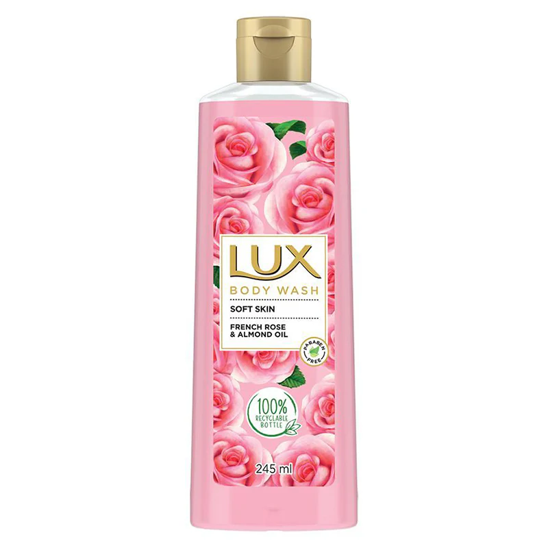 Lux Body Wash Soft Skin - French Rose & Almond Oil 240ML