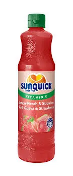 Sunquick Pink Gauva & Strawberry 700ml