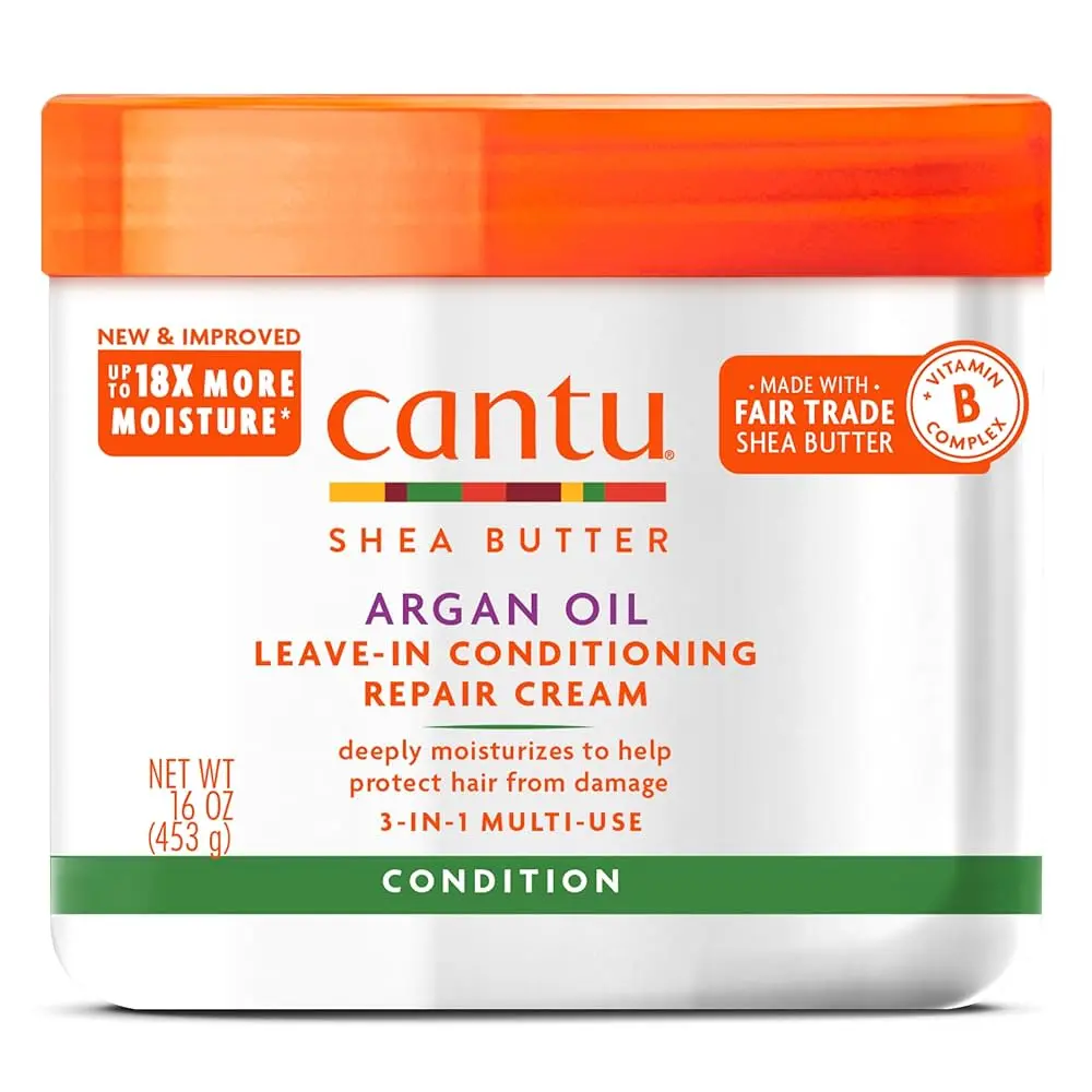 Cantu Argon Oil Leave in Conditioning Repair Cream/16OZ