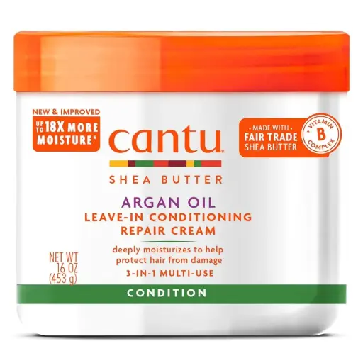 Cantu Argon Oil Leave in Conditioning Repair Cream/16OZ