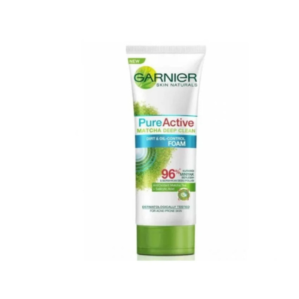 Garnier Pure Active Matcha Deep Clean - Dirt & Oil Control Foam 100ml