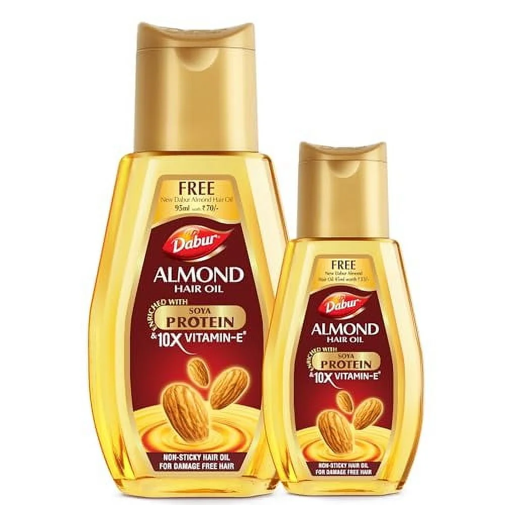 Dabur Almond Hair Oil 190ML+95ML(Foc)