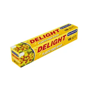 Delight Cling Film Food Wrap 100 Sqft