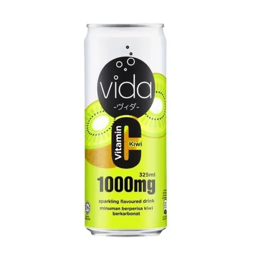 Vida Kiwi Sparkling Drink 325 ml Can