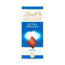 Lindt Excellence Extra Creamy Milk Chocolate 100g