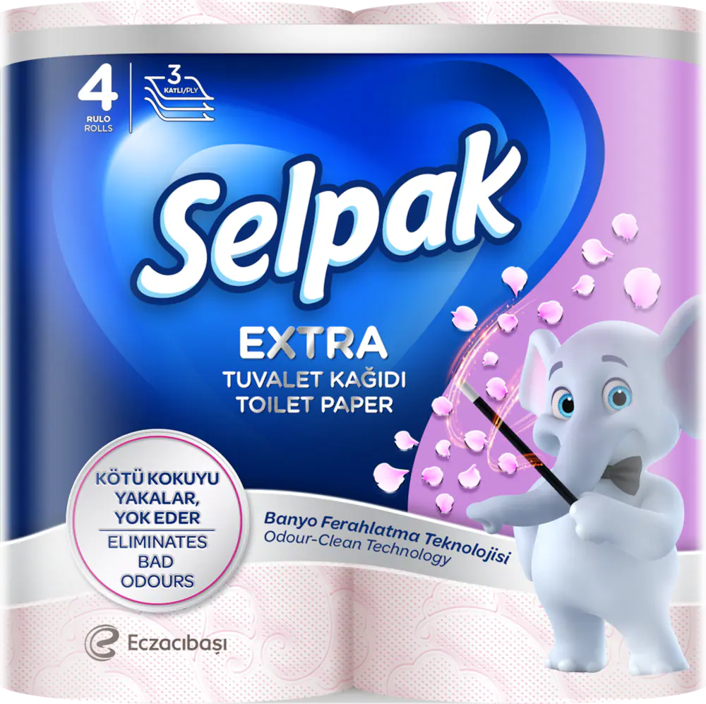 Selpak Toilet paper Super Soft 3ply 4 Roll