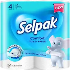 Selpak Toilet paper Comfort 2ply 4 Roll