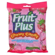 Fruitplus Chewy Candy Strawberry 150g
