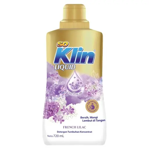 So Klin Liquid Detergent French Lilac 720ml