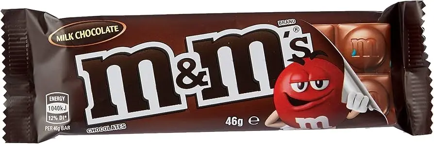M&M Milk Choco Block 46g