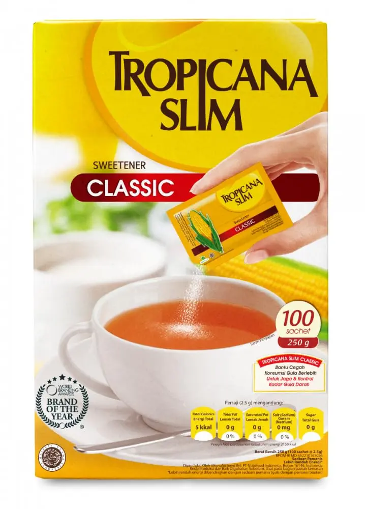 Tropicana Slim Sweetener Classic 100 sac