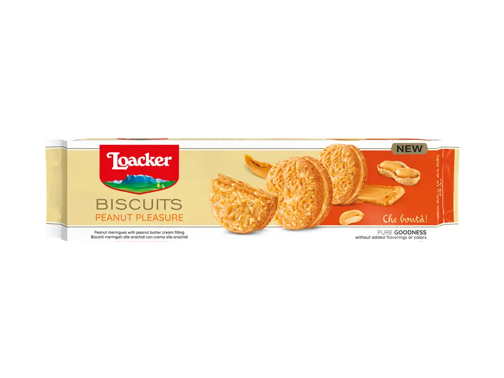 Loacker Biscuits Peanut Pleasure 80g
