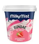 Milky Mist Ice Cream Strawberry Ripple 125ml