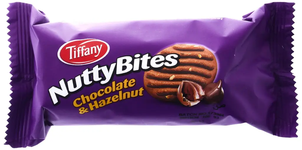 Tiffany Biscuit Nutty Bite Chocolate & Hazelnut 72g