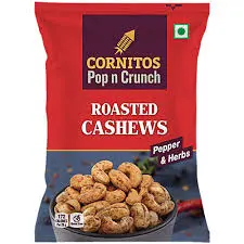 Cornitos Roasted Cashews Pepper & Herbs 25g
