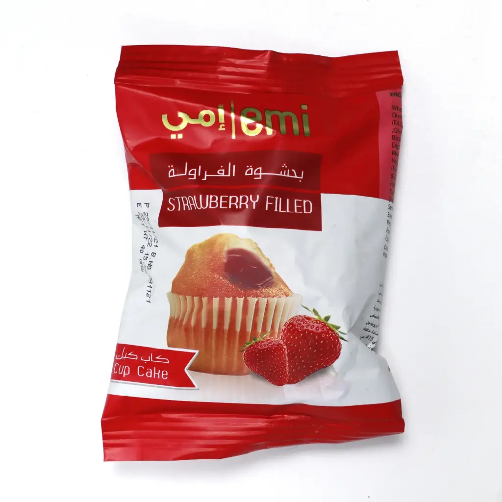 Emi Strawberry Filled Cupcake 40g